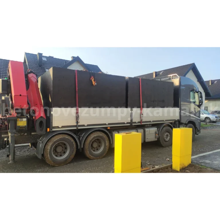 Kombinovaná doprava betónových žúmp po celom Slovensku