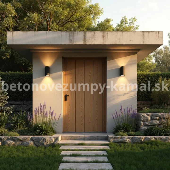 Betónová pivnica s plochou strechou a vstupom na kratšej strane – (340x240x220cm) – Obrázok 9