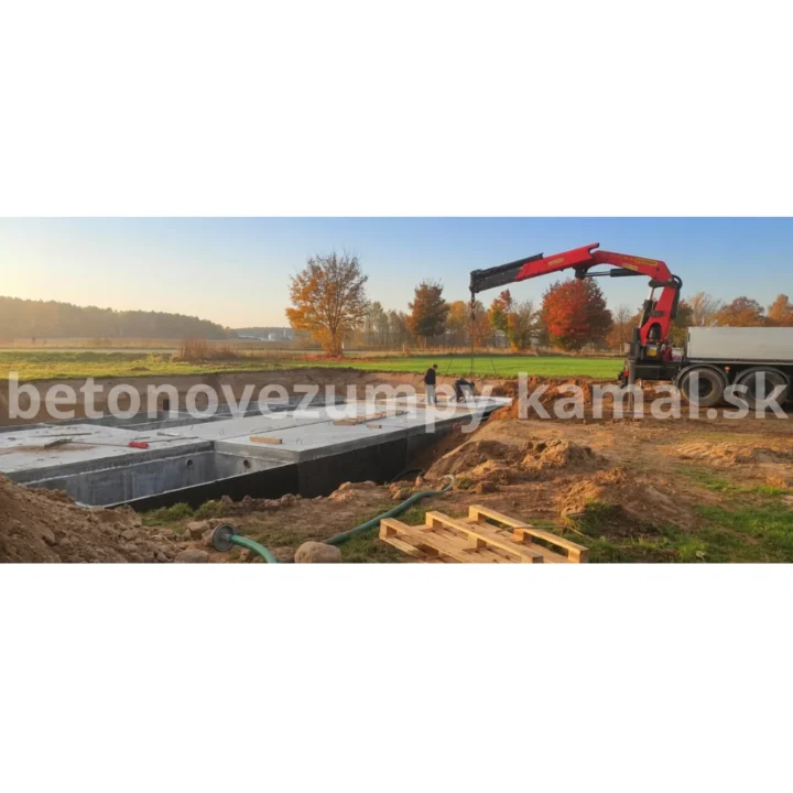 Viackomorová žumpa 24m³ - spojené vedľa seba 12m³+12m³ – Obrázok 6