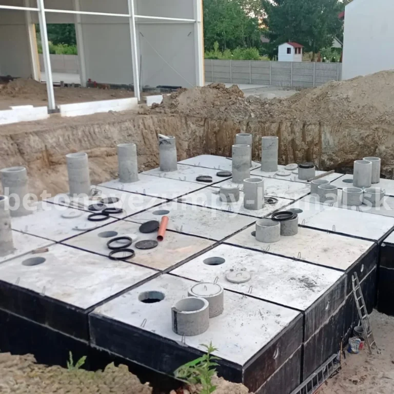 Veľkokapacitné retenčné nádrže pre priemyselné haly a logistické centrá