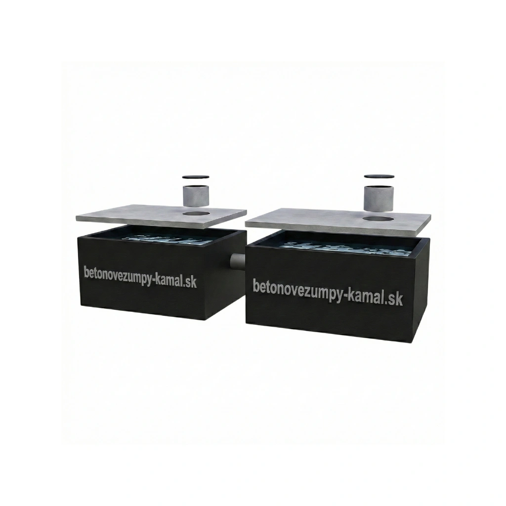 Wielokomorowe zbiorniki 16m³ niska - spojeno vedle sebe 8m³+8m³ (2)