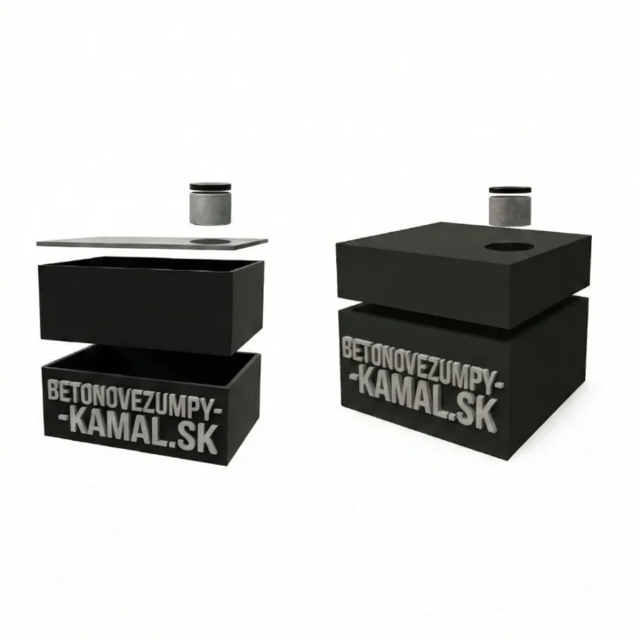 Jednokomorové nádrže 14m³ - skládané na sebe 7m³+7m³ – Obrázok 3