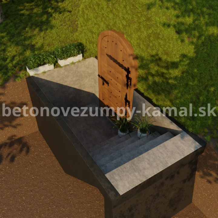 Schody do betónovej pivnice - ľavé – Obrázok 11