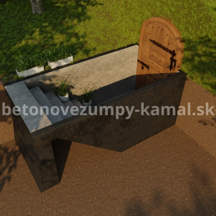 Schody do betónovej pivnice - ľavé – Obrázok 12