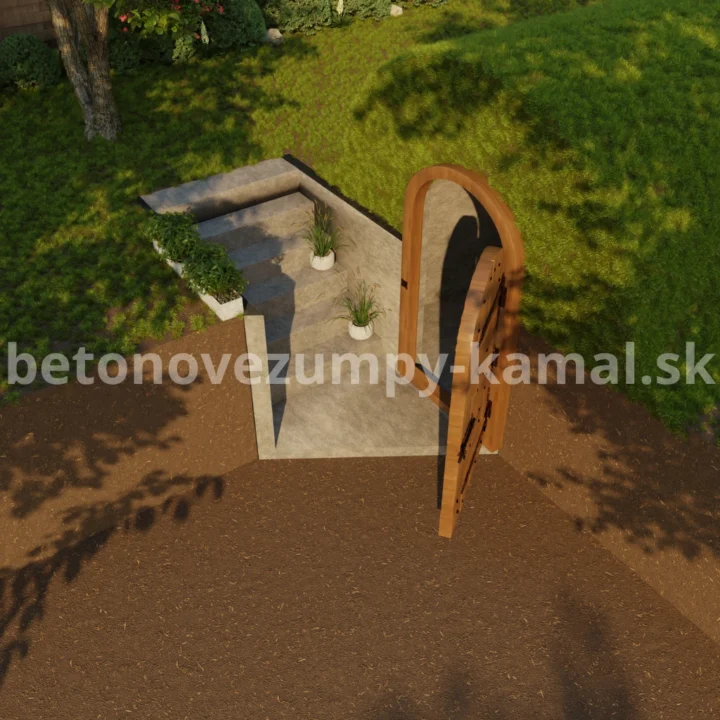 Schody do betónovej pivnice - ľavé – Obrázok 10